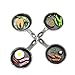 4-Pack Adorable handicraft frying pan Fridge Magnets Refrigerator Magnets Office Decor Manual Simulation Crafts Food Series Frying Pan Set