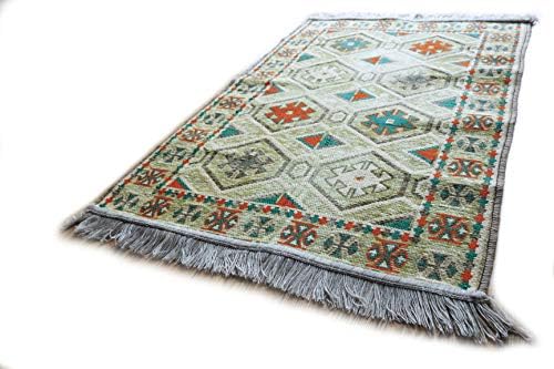 Damaskunst 110?x 70?cm Kilim Oriental Rug Kelim carpet/Floor Mat???Rug Tapestry New from 2-10?Damask Unst S