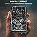 MYJOJO iPhone 7 Waterproof Case iPhone 8 Waterproof Case, 2019 Full Body Protective Shockproof Sandproof Dirtproof IP68 Underwater Outdoor Waterproof Case for iPhone 7 & iPhone 8 (Black/Clear)