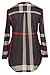 CUPSHE Fashion Women’s V Neck Plaid High Low Shirt Top