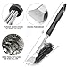 StelFyber Grill Brush and Scraper. Best BBQ Cleaner. Perfect Tools for All Grill Types, Including Weber. 18 Inch Handle. Ideal Barbecue Accessories.