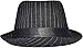 Livingston Men Women's Manhattan Short Brim Gangster Fedora Hat (Black)