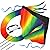 aGreatLife Huge Rainbow Kite for Kids - One of The Toys for Outdoor Games and Activities - Good Plan for Memorable Summer Fun - This Magic Kit Comes w