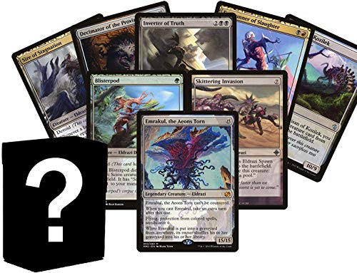 100 Magic Card Eldrazi Lot - 10 Rares/Mythics, 100+ Commons/Uncommons, and 2+ Foils! Includes Custom Deckbox!