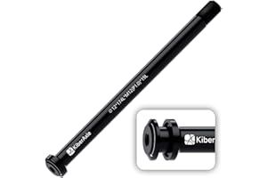 KIBERAXLE 12mm Thru Axles for Bike Forks and Rear Shock, Mountain and Road Bike Aluminum Alloy Hubs Adapter Axle, Thread Pitch: 1.0 mm； Length: 120/124 / 138/160 / 168/174 / 180 / 185mm
