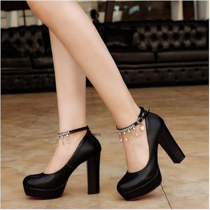 heels with string around ankle