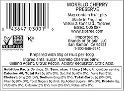 Tiptree Morello Cherry Preserve, 12 Ounce Jars