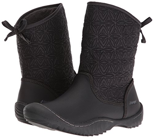 JSport by Jambu Women's Calgary Too Snow Boot, Black, 9.5 M US
