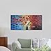 Wieco Art Abstract Floral Oil Paintings on Canvas Wall Art for Bedroom Bathroom Home Decorations Dazzling Beauty 3D Thick Layer Modern Large 100% Hand Painted Wrapped Pretty Red Flowers Artwork L