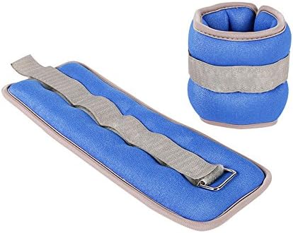 QYSM Ankle Weights, Durable Wrist Weight (1 Pair) Adjustable Strap for Fitness, Exercise, Walking, Jogging, Gymnastics, Aerobics, Gym (0.5kg/1.0kg/1.5kg/2.0kg)