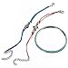 ATIMIGO 2PCS Boho Beach Layered Rope Anklet Bracelet Sunflower Elehant Charm Handmade Foot Jewelry for Women Teen Girls