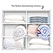 EMGM Vacuum Storage Bags 12 Pack Jumbo Reusable Space Saver Bags - Save 85% More Storage Space, Double Zip Seal & Leak Valve - for Bedding, Pillows, Clothes Bags 40X30 Inch Storage Bags Organizers
