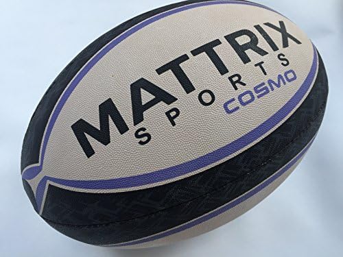 Mattrix Sports Rugby - Balón de entrenamiento (talla 5) Cosido a ...