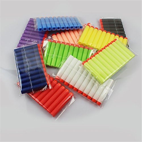 New 100PCS Refill Mix Colors Bullets Dart For Nerf N-strike Elite Rampage Retaliator Series BY LETBO