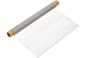 PATIKIL Stainless Steel Wire Mesh Screen, 500 Mesh Woven Air Vent Filter Mesh Hard and Heat Resisting Hole Fill for Cage Gard