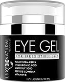 Luxe Natural Products Eye Gel for Irresistible Eyes, 1.7 fl oz./50 ml