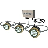Lumitec 101525 Mantis LED Underwater Dock Light Kit, 2,000+ Lumens | Mantis Underwater Dock Light Kit, RGBW Crossfade + Fish-Attracting White, 4" Dia. x 2.1", Zip-Mount, Model 101525