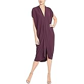 RACHEL Rachel Roy Womens Daina Slit Drapey Caftan Dress Red M