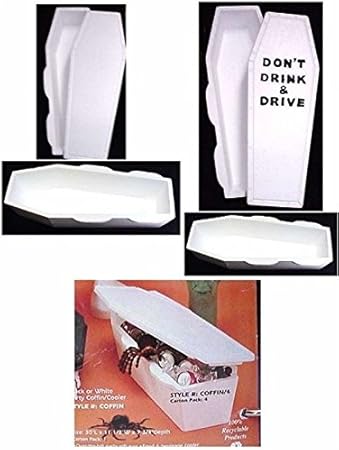 coffin ice chest