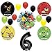 Angry Birds 6th Birthday Party Supplies and Group See-Thru Balloon Decorations