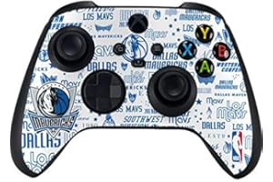 Skinit Decal Gaming Skin Compatible with Xbox Series X Controller - Officially Licensed NBA Dallas Mavericks Historic Blast Design