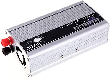 Car Charger - Doxin 1200W Watt 12V DC to 220V AC Power Inverter Portable Car Charger Converter Transformer