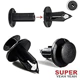 8mm40 Pcs / Pack Nylon Bumper Fastener Rivet Clips