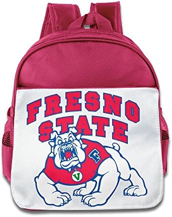 HYRONE Fresno State Bulldogs Football Teenager School Bag Backpack For 1-6 Years Old Pink