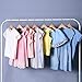 JS HANGER Wooden Coat Hangers, 10 Pack Wood Bridal Dress Hangers, Premium Wooden Shirt Hangers with Notched Shoulders and Anti-Rust Hook, Extra Smooth and Splinter Free Natural Finish