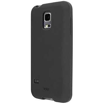 Artwizz 4142-1175 Schutzhülle SeeJacket Silicone aus weichem Silikon für Samsung Galaxy S5 Mini in schwarz