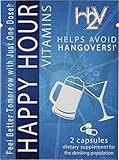 Happy Hour Vitamins Formulated for Hangovers & Liver Support - 20 Packs - Multivitamin with Milk Thistle, N-Acetyl Cysteine & Prickly Pear Cactus