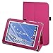 Insignia Flex 8 NS-P16AT08 Case,Mama Mouth PU Leather Folio 2-folding Stand Cover for 8