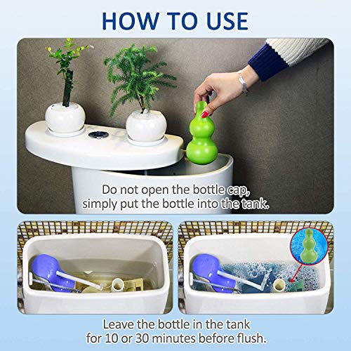 Colpure Automatic Toilet Bowl ,New GenerationToilet Bowl Tablets,600 Times Flushes Free Toilet