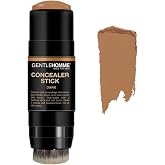 Gentlehomme - Concealer Stick for Men - Dark - 1 Stick | 2-in-1 Concealer + Brush - For Blemishes, Dark Circles, Acne &amp; Uneven Skin Tones - Semi-Matte Finish - All Skin Types - Vegan