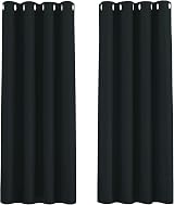 Aspire Homeware Blackout Curtains Eyelet 66 x 72 Inch Pair Thermal