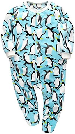 Willie Marlow Baby Rompers Long Sleeve Overalls For Newborns Boy Girl Polar Fleece For Autumn/Winter Colo 11 6M