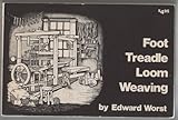 Foot treadle loom weaving by 