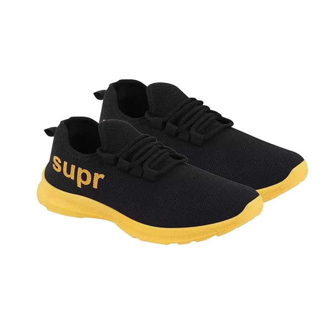Buy Swag Men Mesh Casual Running Sports Shoes (317 Yellow) at Amazon.in