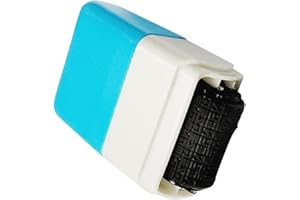 NOLITOY Confidentiality Seal Roller Stamper Blue Privacy Protection Pen Identity Guard Anti-Leakage Tool for