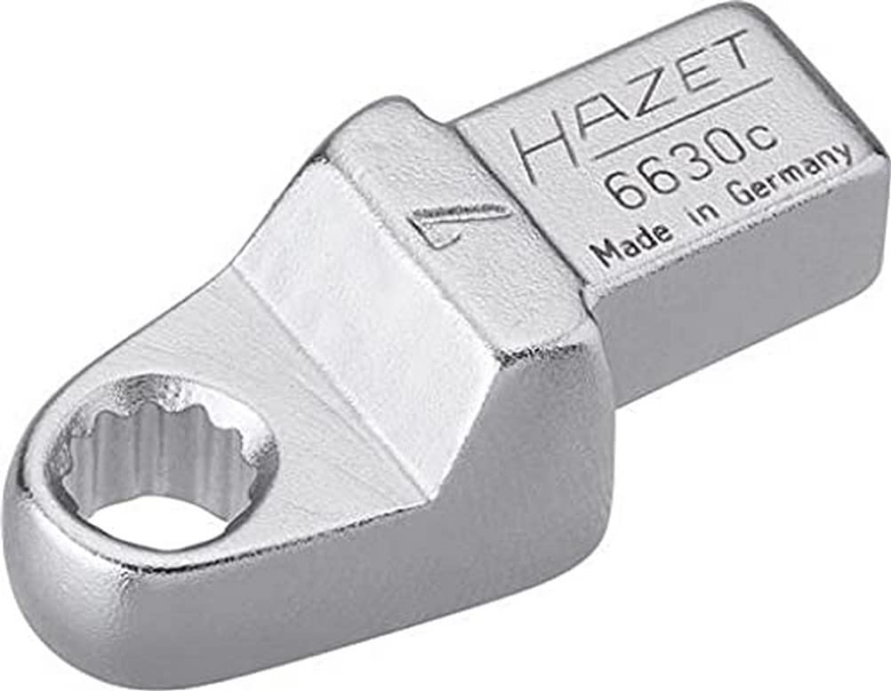 HAZET 6630C-7 40 mm 12-Point Traction Profile Insert Box-End Wrench - Chrome-Plated