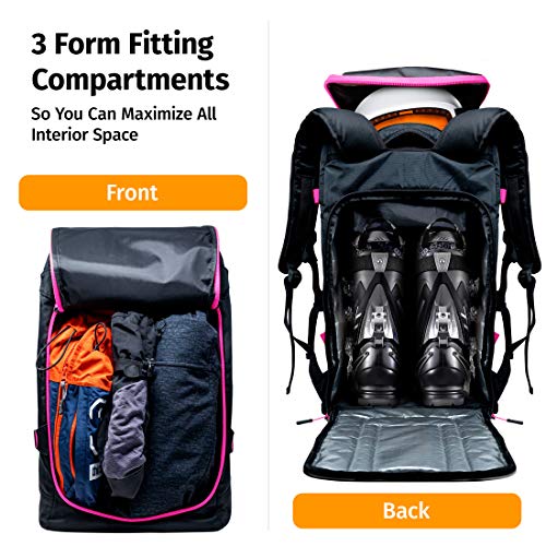 ski backpack helmet carry