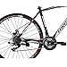 Road Bike LZ-550 Steel Bicycle disc Brake 21 Speed Road Bike Black/White 49cmthumb 4