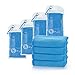 U-pick [4 Packs] Cooling Towel (40″x 12″), Ice Towel, Microfiber Towel, Soft Breathable Chilly Towel for Yoga, Sport, Gym, Workout,Camping, Fitness, Running, Workout & More Activities, Bluethumb 1