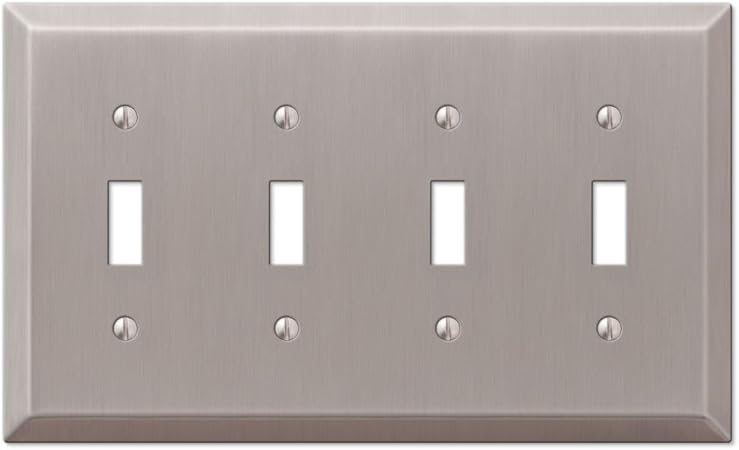 Traditional Design Wall Switch Plates And Outlet Cover 4 Toggle