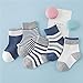 Baby Boys Girls Socks Best Infant and Toddler Gift, Kids Socks Ankle Soft Cotton Assorted Walkers Sock (Dark blue S 0-1)