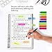 WOBEECO Letter Size College Ruled Reusable Wirebound Smart Notebook 40 pages with Erasable Pen - Blast to Cloud Storage