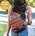 Sling Backpack Messenger Bag Crossbody Sling Bags Real Brown Leather Canvas