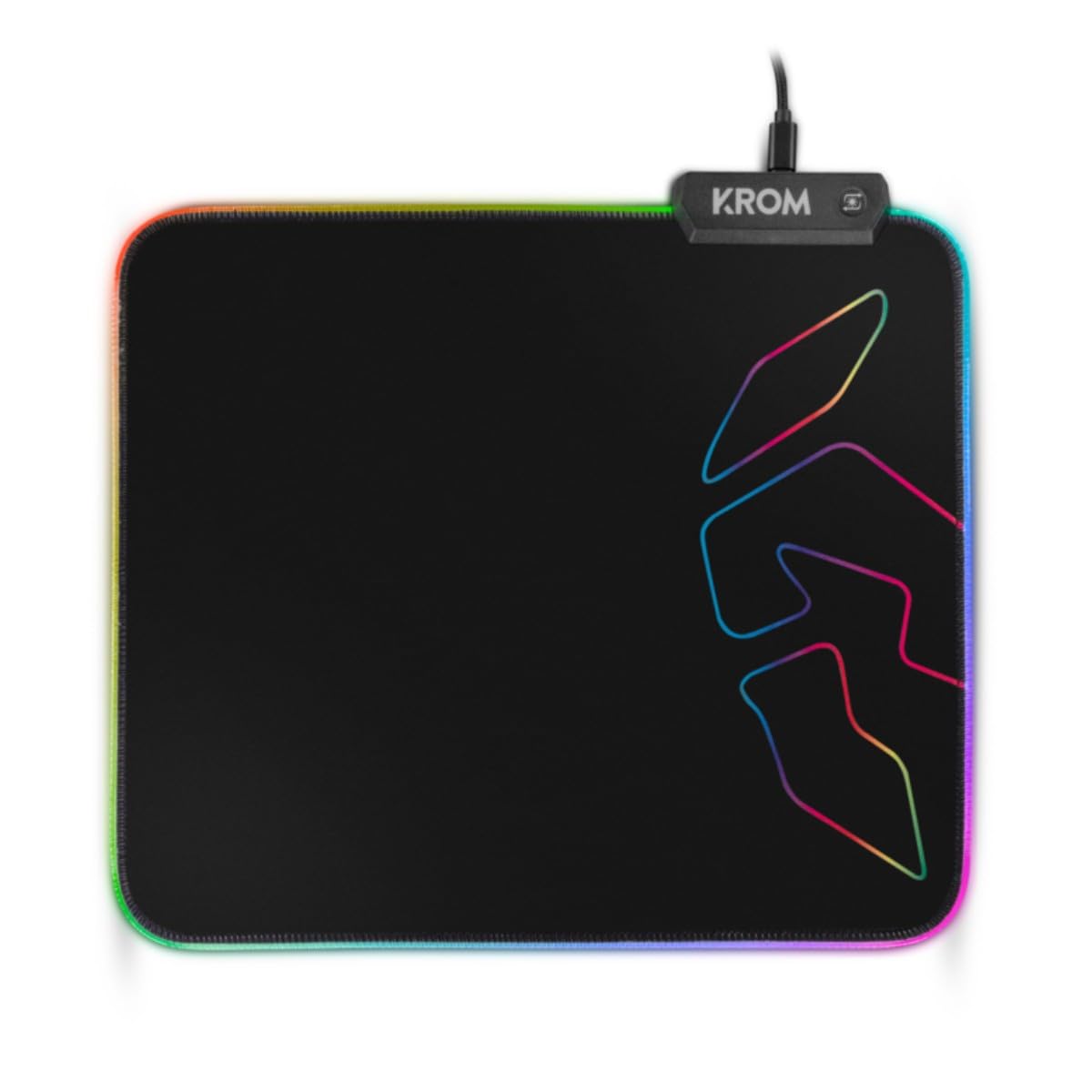 KROM Knout RGB - NXKROMKNTRGB - Gaming Mat, RGB, Black