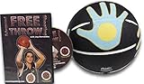 HoopsKing Skill Shooter Basketball w/ Training DVD, Basketball with Hand Placement