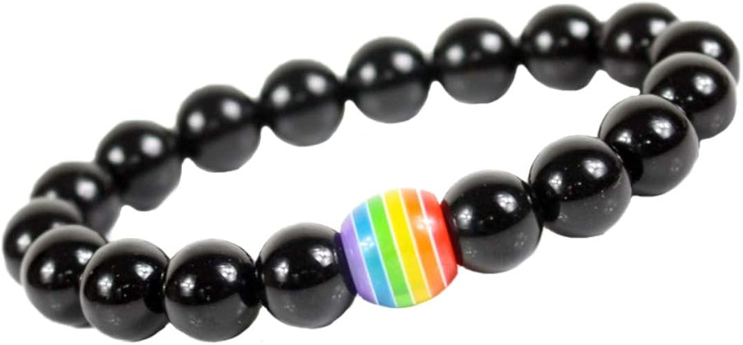 Amazon Fablcrew 天然石 ブレスレット レディース 天然石 ブレスレット メンズ 男女兼用 人気 かっこいい アクセサリー プレゼント Black1 ブレスレット 通販